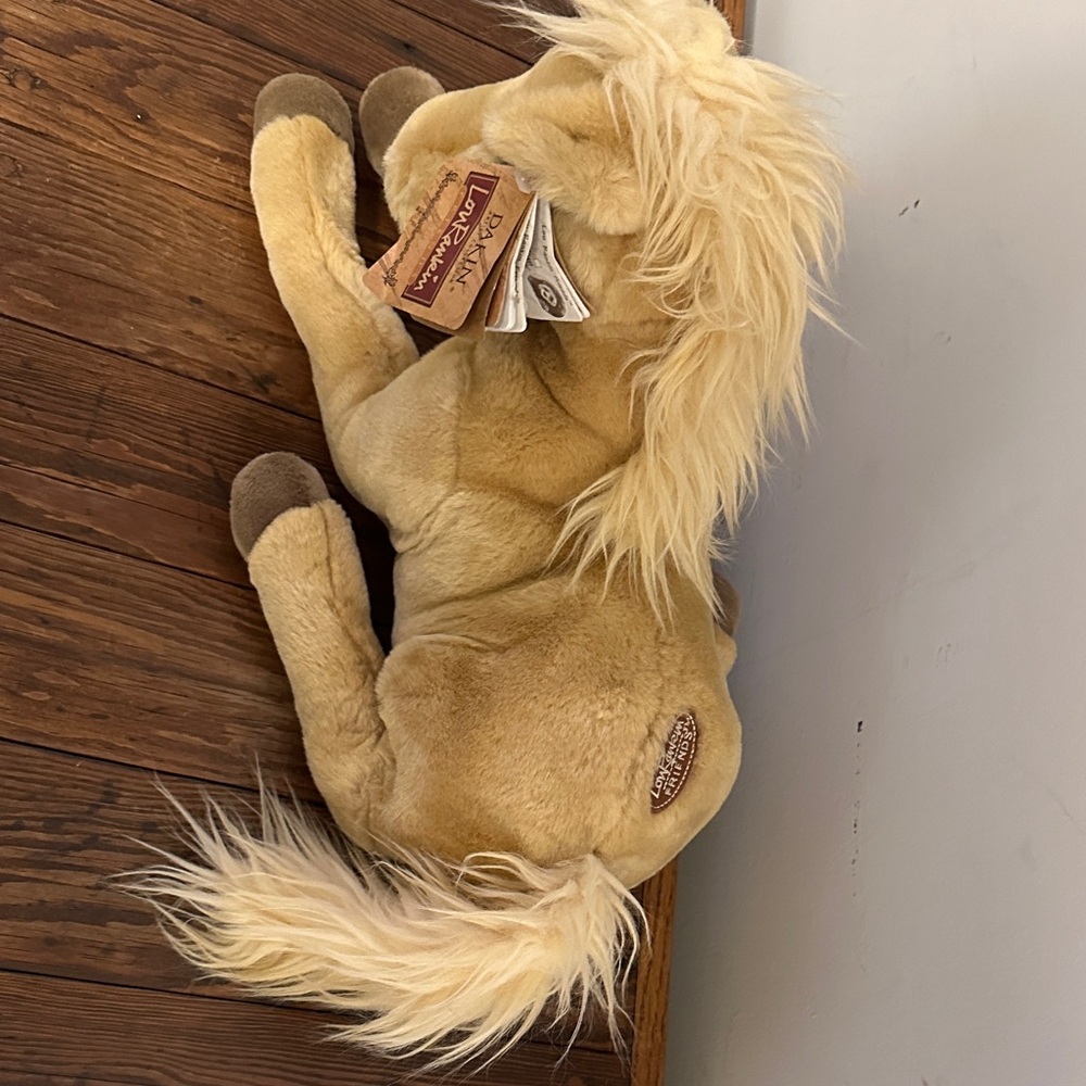 Dakini Tan Plush Pony - Picture 4 of 7
